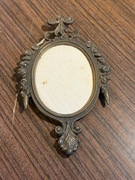 Ciekawa Stara ramka na zdjęcie owalna zdobiona #3