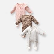 Zestaw trzech pajacyków, rampersow