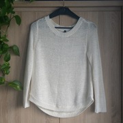 Biały sweter H&M 38/M