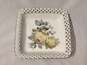 Patera koszyk ażury róże Carl Schumann Porzellanfabrik 1930r. 