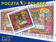 Zeszycik znaczkowy Boże Narodzenie 2000 (8 x 3722) - Poczta Polska