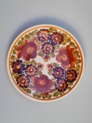 Talerzyk dekoracyjny, fajans, PRL