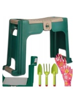 Taboret ogrodowy Memflow z ogrodowymi akcesoriami