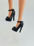 Buty dla lalki Barbie czarne