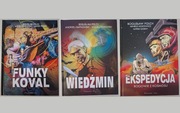 Funky Koval 2014, Wiedźmin 2015, Ekspedycja 2015 zestaw komiksów