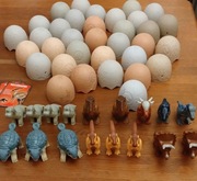 Duży super zestaw dinozaurów 17 szt. z jajkami Jurassic World