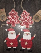 Zawieszki świąteczne komplet 4szt