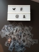 Podswietlana Tablica LED lightbox 88 liter i znaków 