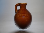 Wazon ceramiczny, dzbanek ceramiczny, fajans, PRL, retro