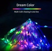 20m Inteligentne Lampki LED na USB z Pilotem–Wielokolorowe Światełka 