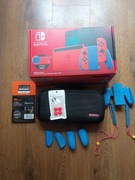 Konsola Nintendo Switch Mario red plus akcesoria Skull Candy