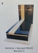 Nagrobek granitowy z montażem