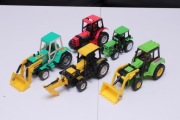 Traktory, ciągniki stare zabawki lata 90' vintage do kolekcji