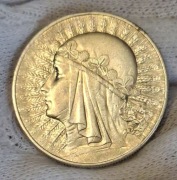 10 zł Głowa Kobiety, Polonia , Babka z 1933 r ze z. m. -  ładna moneta 