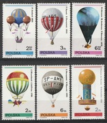 POLSKA - BALONY - BALONIARSTWO - 1981 - CZYSTE **