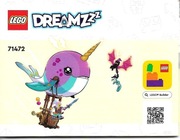 Lego Dreamzzz 71472 Izzie's Narwhal Hot-Air Balloon Instrukcja