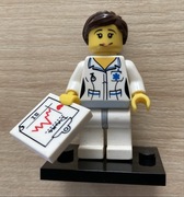 Lego Minifigures 8683, seria 1 - Nurse, Pielęgniarka