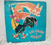 Lis,zając i kogut -Rozkładanka PRL 3D 1979