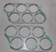 2x podstawka pojemnik na jajka lodówka amica