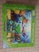 Puzzle 1000 Minecraft Ravensburger Mozaika podwodny świat 
