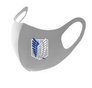 Maska na Twarz 2szt Anime Manga Attack on Titan, Shingeki no Kyojin Cosplay