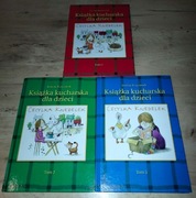Joanna Krzyżanek Książka kucharska dla dzieci Cecylka Knedelek Tom 1,2 I 3