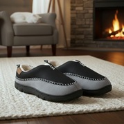 Męskie kapcie mokasyny 27,5cm (r43) jesienno zimowe pantofle eleganckie