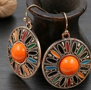 Wielokolorowe Kolczyki w Stylu Boho