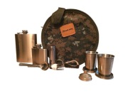 Zestaw prezentowy Militarny. Prezent torba , piersiówka 