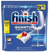 Kapsułki do zmywarki FINISH Powerball Quantum All in One LEMON - 120 szt.