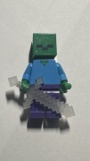 LEGO MINECRAFT FIGURKA ZOMBIE min010