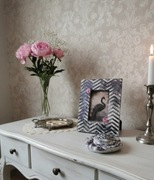 Zestaw Handmade Boho Unikat| 2 Ramki z Grafikami + Róża Gipsowa 3w1 Unikat