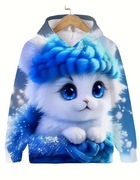 Bluza z kotkiem dla przedszkolaka 