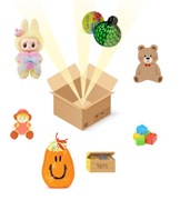 Zwroty Konsumenckie Karton Amazon Box XL Zabawki Klasa A 