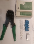 TESTER PRZEWODÓW RJ 45 ŚCIĄGACZ IZOLACJI ZACISKARKA 