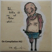 Various–Ox-Compilation #62  CD Cardboard   punk  garage, hardcore, noise