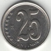 Wenezuela 25 centimos 2009 - 20 mm - nr 3