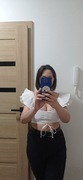 Bluzka biała Zara top crop