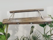 Lampa z belki drewnianej z drewna loft 