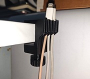 Organizer kabli na biurko | Uchwyt zaciskowy | Druk 3D