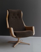 Fotel obrotowy Space Age, A.Svensson i Y.Sandström,DUX, vintage, 70te