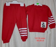 Komplet dresowy- rozmiar 12/18 mies