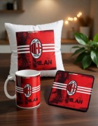 AC Milan prezent dla kibica pilki noznej dla niego zestaw Poduszka kubek po