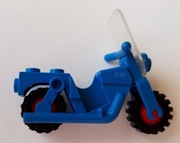 LEGO Motocykl Motor x81c01 niebieski + przeźroczysta szyba bb0057