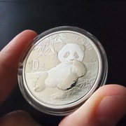 Srebrna moneta .999 Chińska Panda 2020 30 g Ag