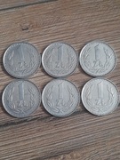 1 zł 1985 6 szt zestaw ładne stany