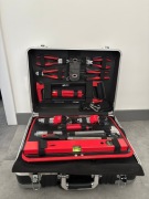 Zestaw narzędzi HM Müllner TC18RS – 147 elementów – walizka na kółkach