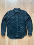 Koszula EDWIN Westward – czarna, unikatowy nadruk w stylu tatuażu