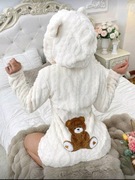 Pluszowy kombinezon miś r.S/M