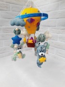 Karuzela do łóżeczka z filcu - pluszowe misie